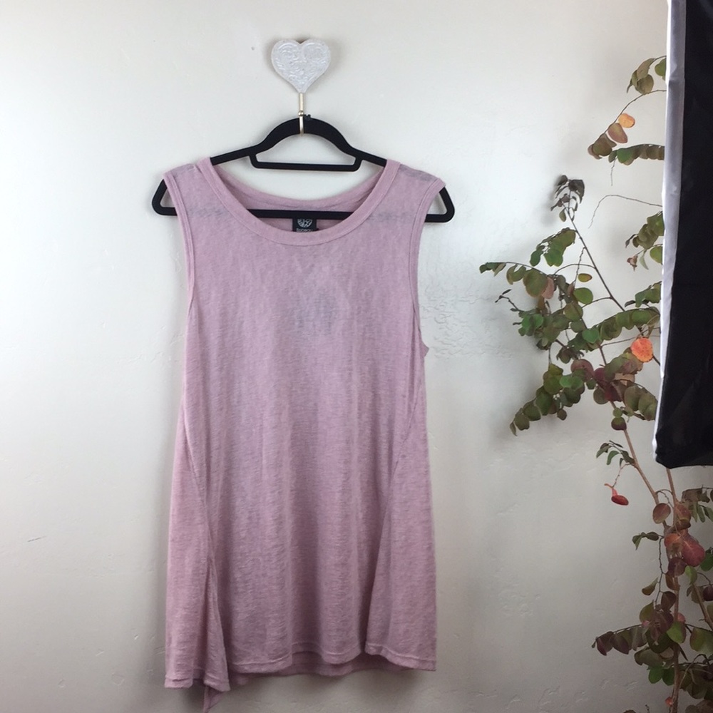 BOBEAU | Dusty Rose Side Slit Top XL - NWT